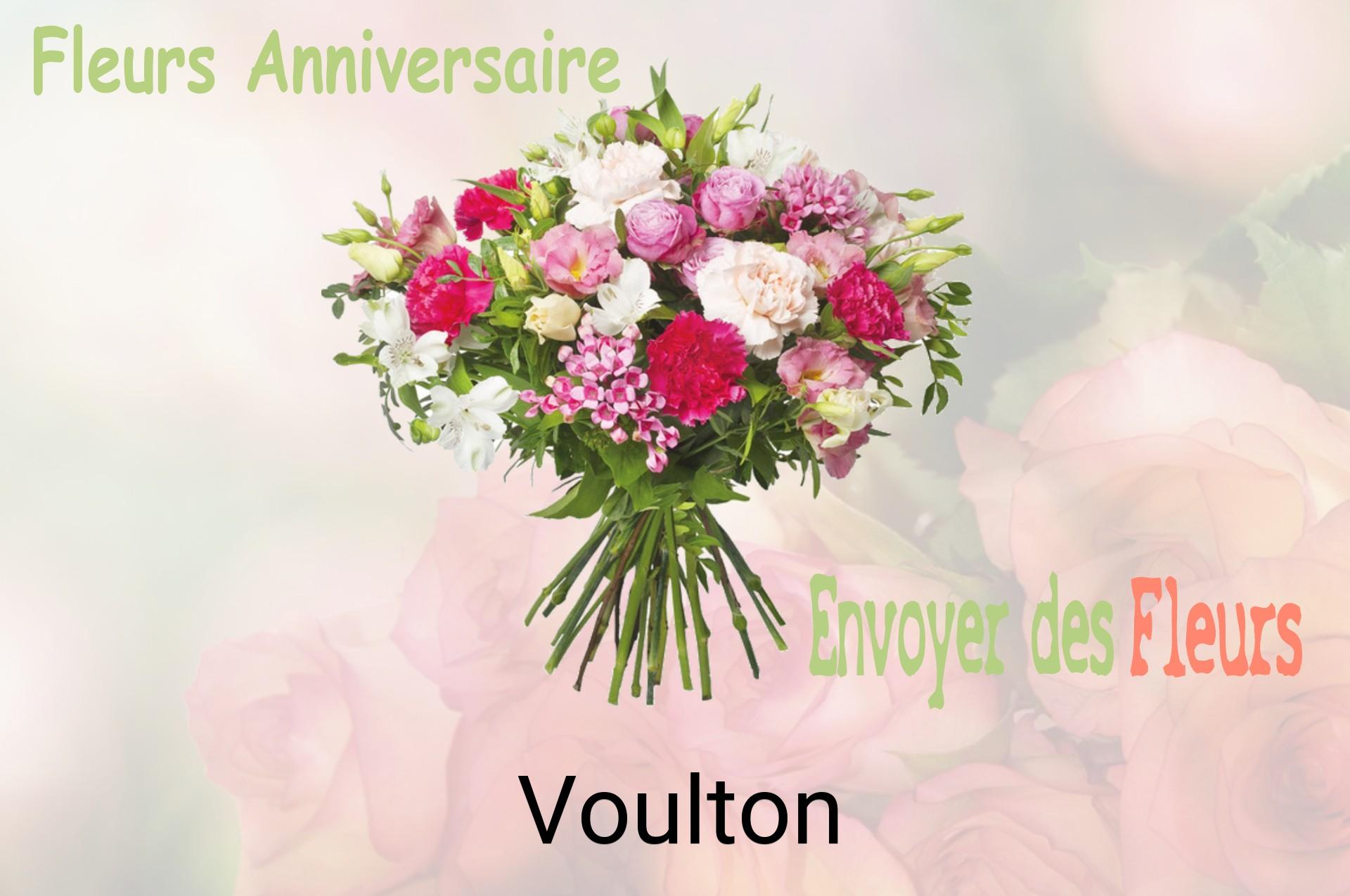Bouquet de fleurs d’anniversaire livré à Voulton