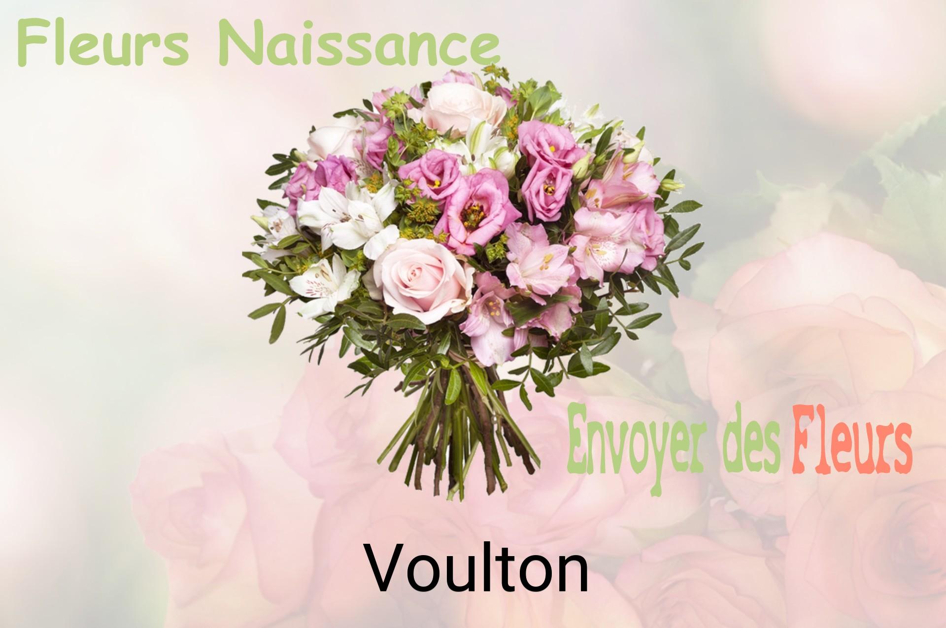 Bouquet de fleurs de naissance livré à Voulton